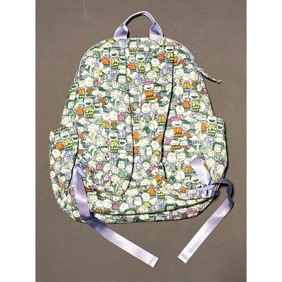 Vera Bradley Peanuts Pals Bancroft Backpack Lrg Charlie Brown Marcy Snoopy NWT main image 2